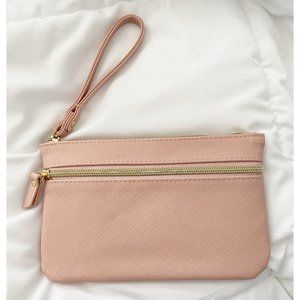Pink Wristlet with Portable Charger